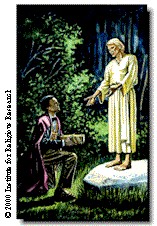 Joseph Smith Receiving The Gold Plates