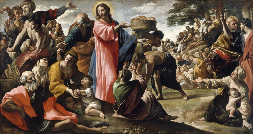 Giovanni Lanfranco, Miracle of the Bread and Fishes (1620-1623)
