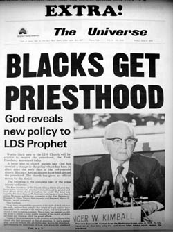 Blacks Get Priesthood